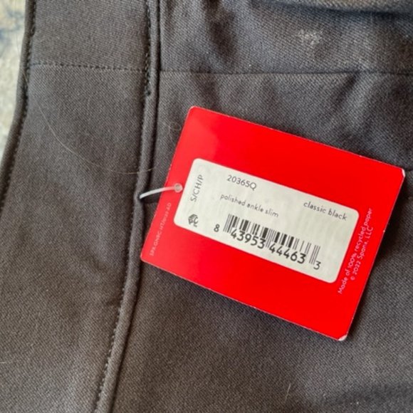 Spanx On-the-Go Ankle Slim Straight Pant - Petite S - Picture 4 of 6